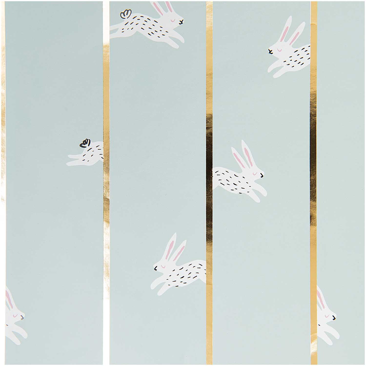 Paper Poetry Geschenkpapier Bunny Hop mint 70cm 2m Hot Foil von Rico Design Paper Poetry Geschenkpapier Bunny Hop mint 70cm 2m Hot Foil von Rico Design