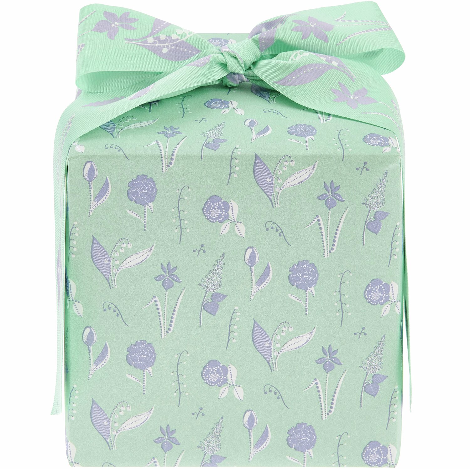 Geschenkpapier Blumenwiese 0,7x2m Farbe Grün von Rico Design