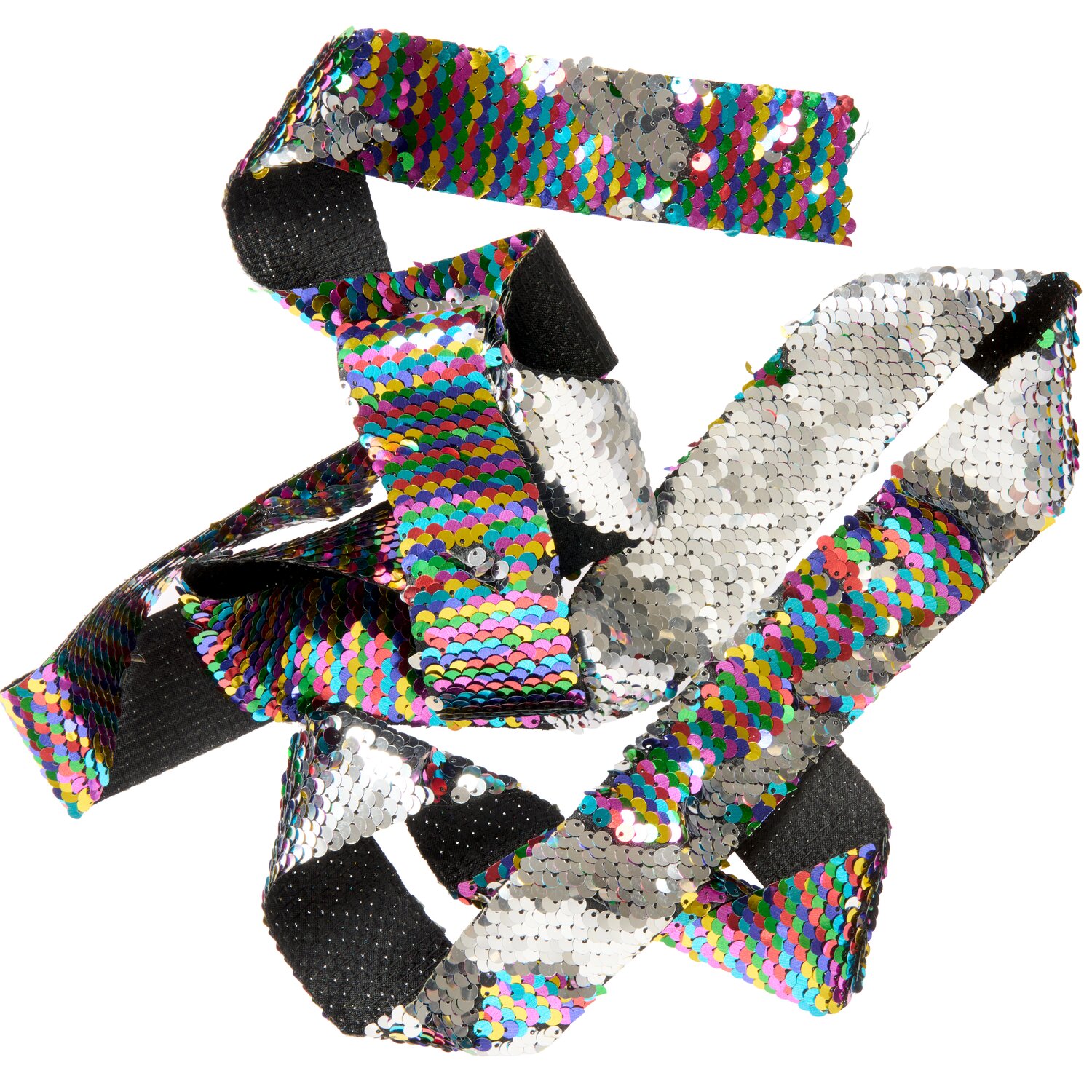 Paillettenband Bunt-Silber 38mmx2m von Rico Design
