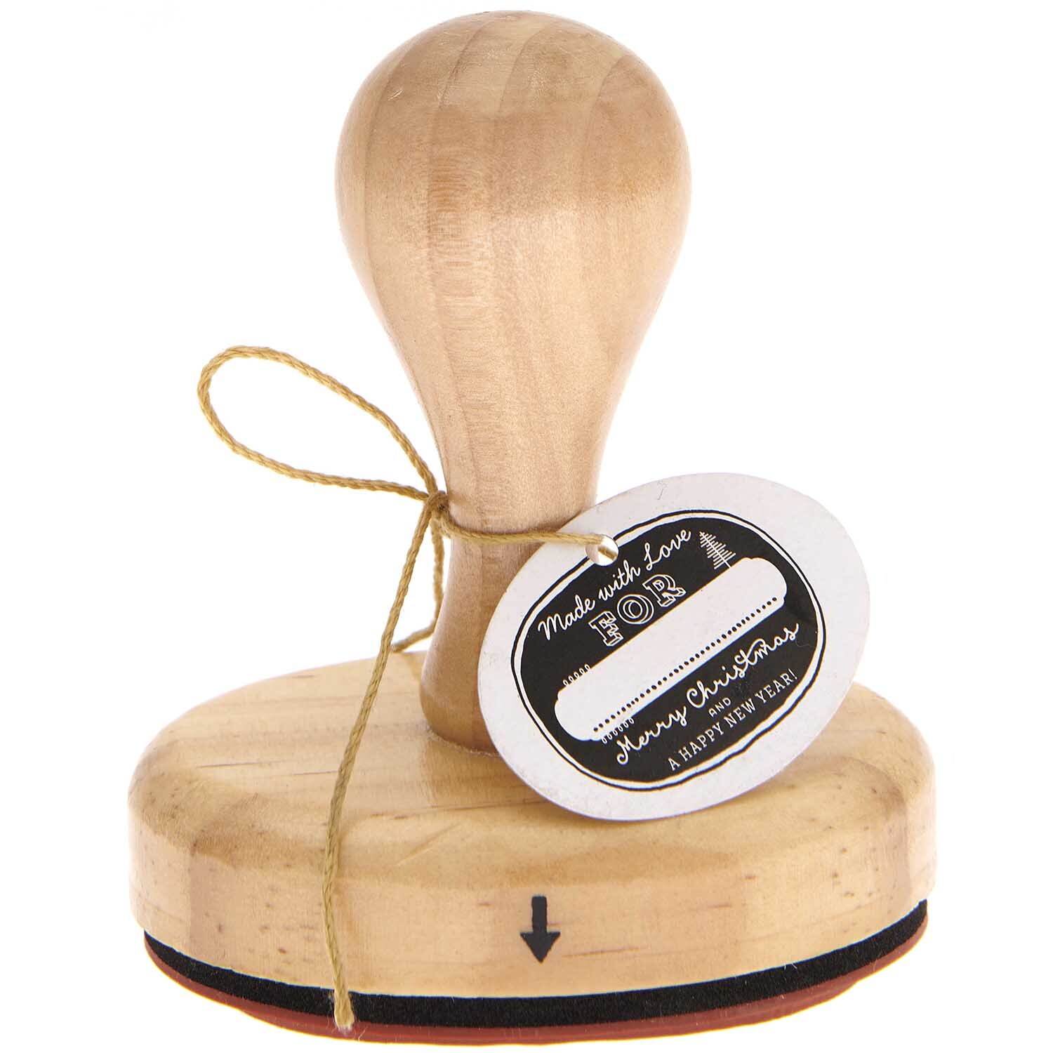 Stempel Made with Love for... 5x7cm oval