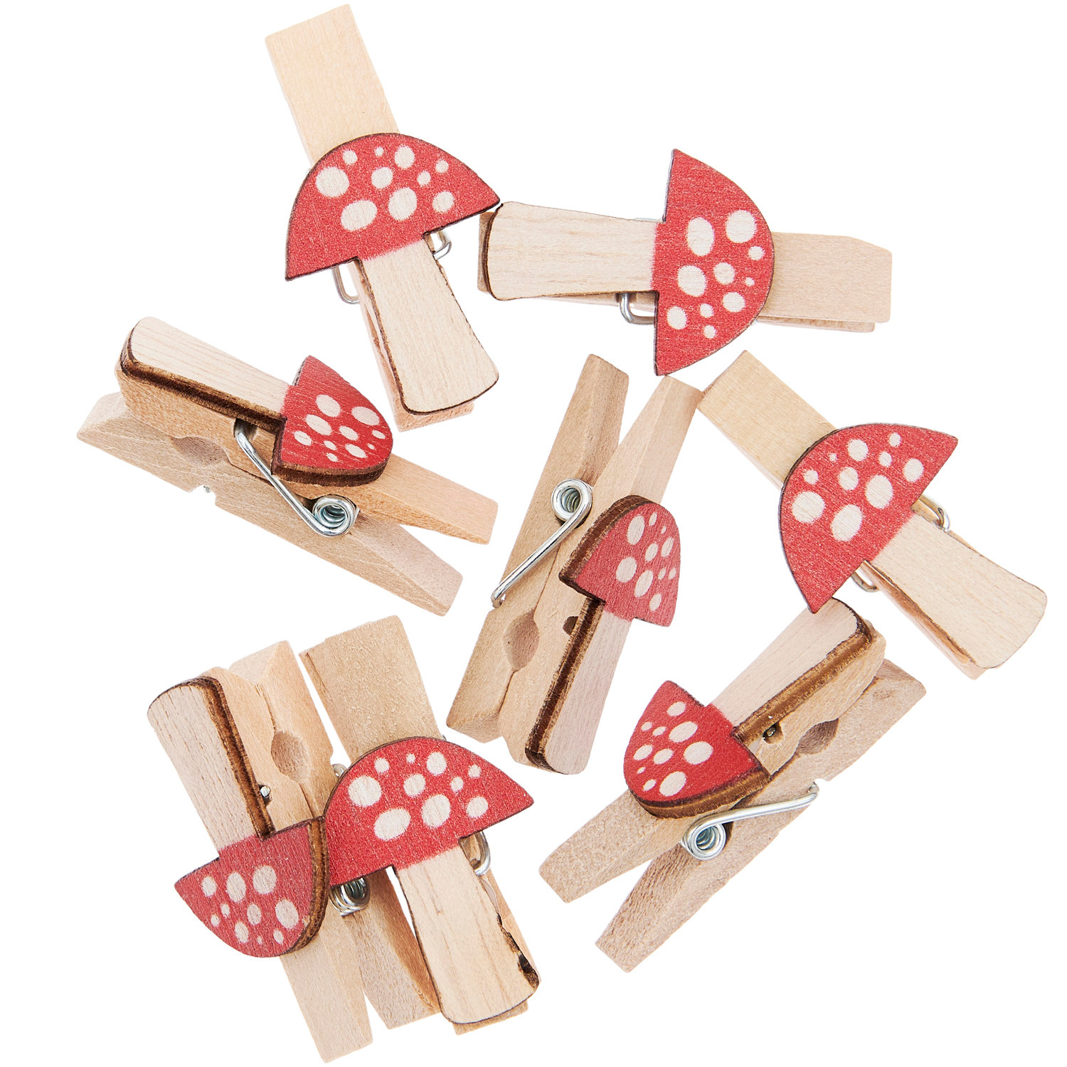 Holzclips Fliegenpilz Holzclips Fliegenpilz