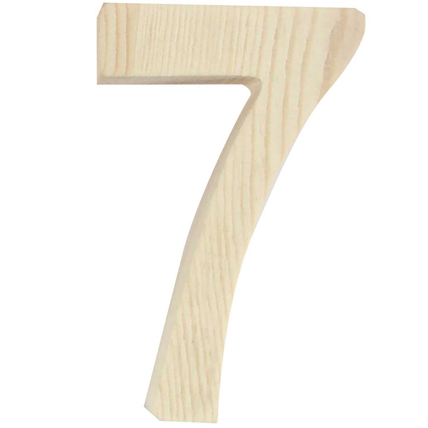 Zahlen 8cm Holz