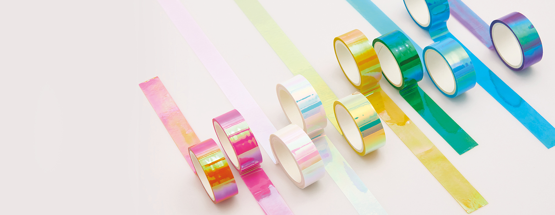 Bunte Klebestreifen