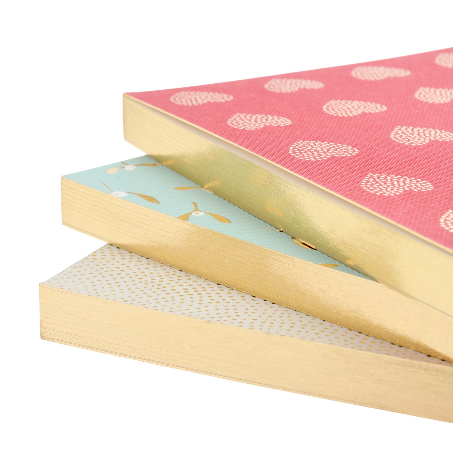 Paper Poetry Notizbuch Advent S Punkte Gold 14,5x19,5cm von Rico Design