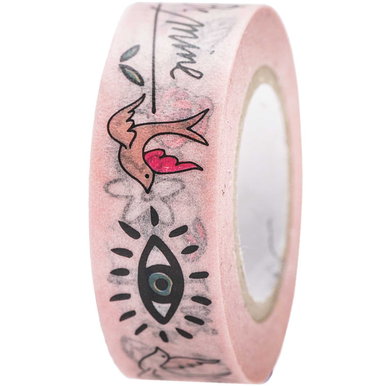 Paper Poetry Tape It must be love Pfeile Rosa 1,5cm 10m von Rico Design