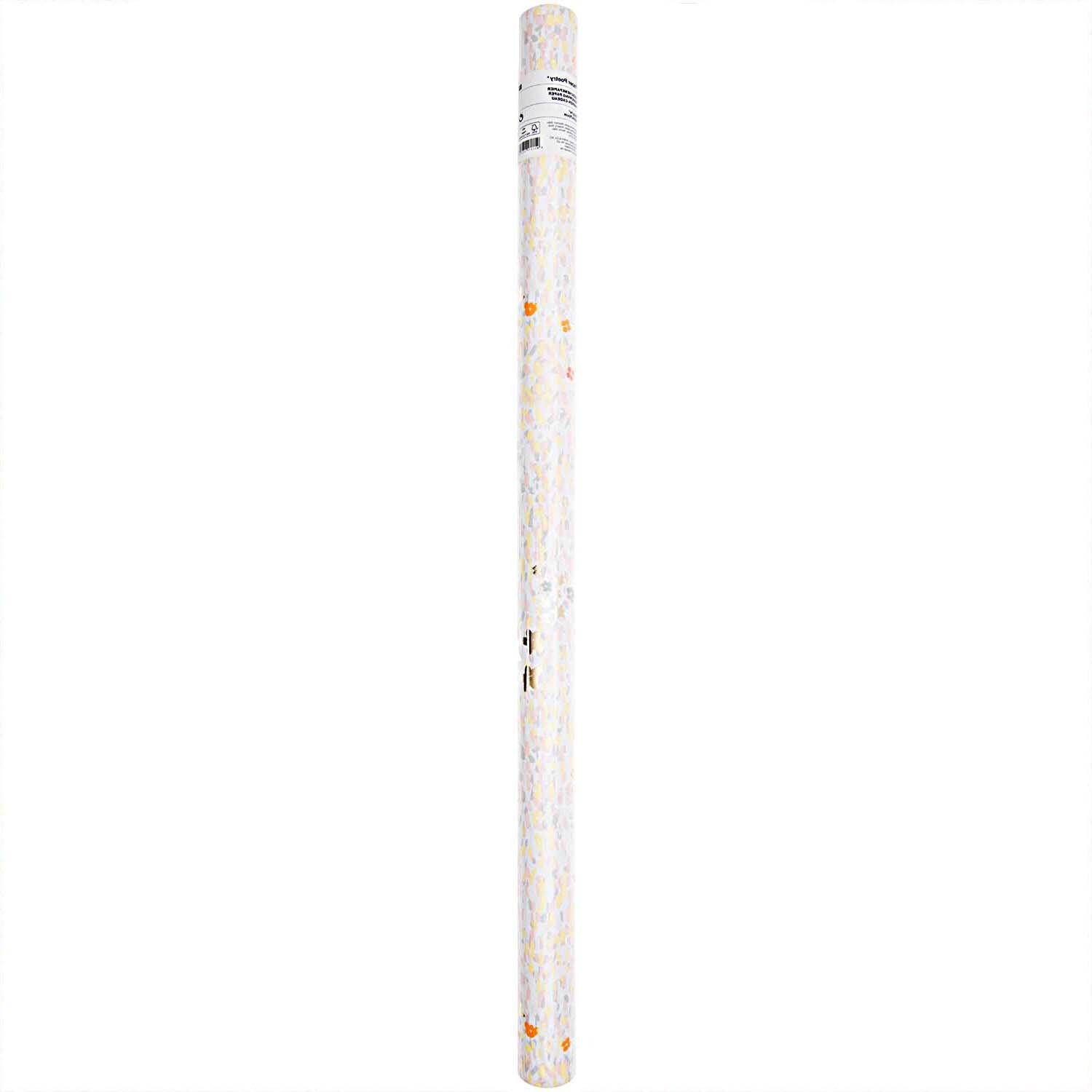 Paper Poetry Geschenkpapier Crafted Nature Blumenwiese blau 70cm 2m von Rico Design