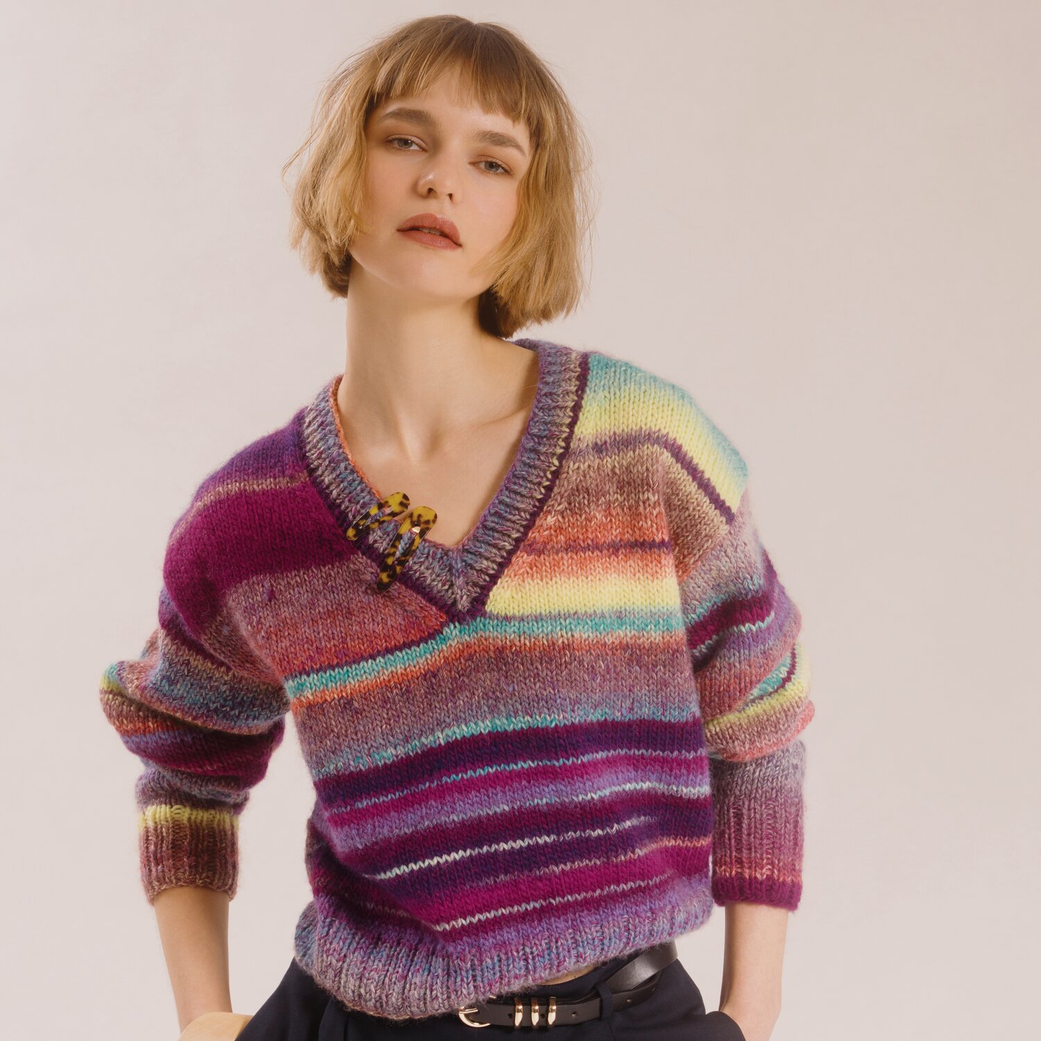 Strickset Pullover Modell 14 aus Made by Me No. 23 von Rico Design