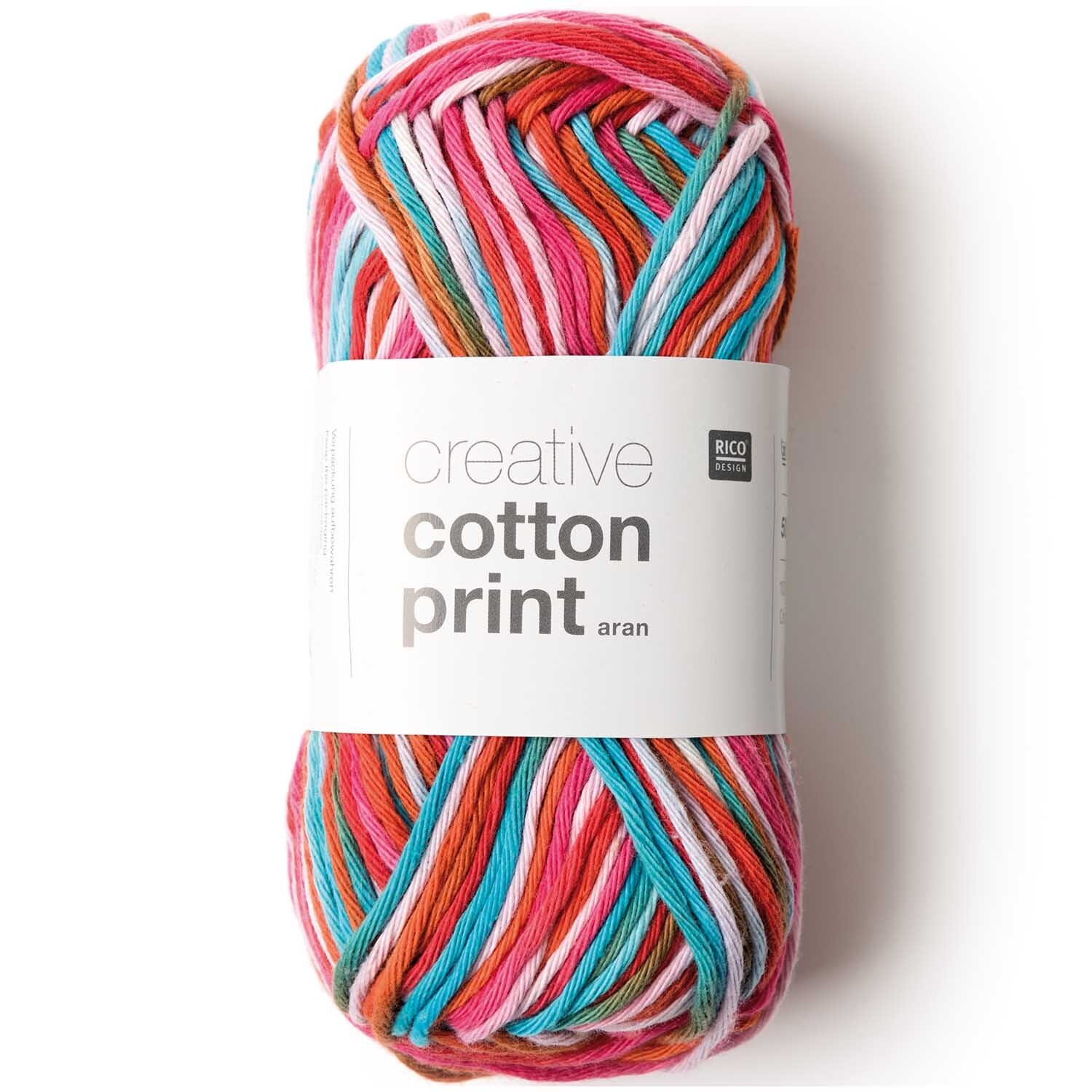 Creative Cotton Print aran 50g 85m Farbe Beere-Grün Spray von Rico Design Creative Cotton Print aran 50g 85m Farbe Beere-Grün Spray von Rico Design