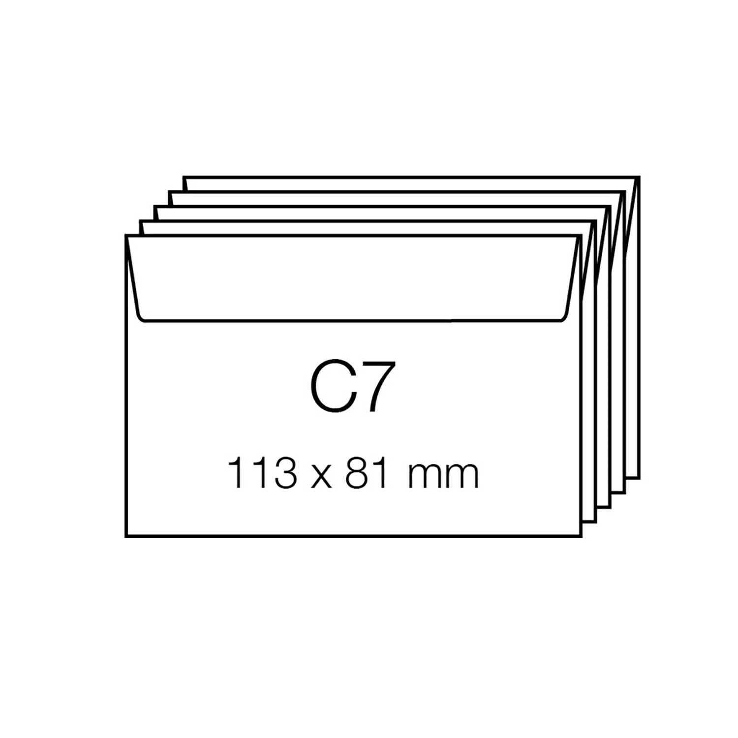 Paper Poetry Renew Umschläge C7 aus Kraftpapier, 5 Stück, 113 x 81 mm, ideal für kreative Projekte.
