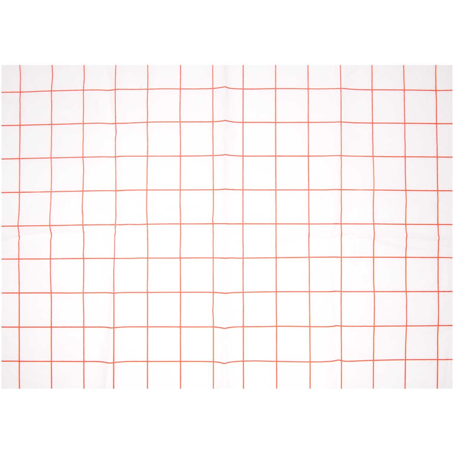 Paper Poetry Seidenpapier raster rot/weiß 50x70cm Paper Poetry Seidenpapier raster rot/weiß 50x70cm