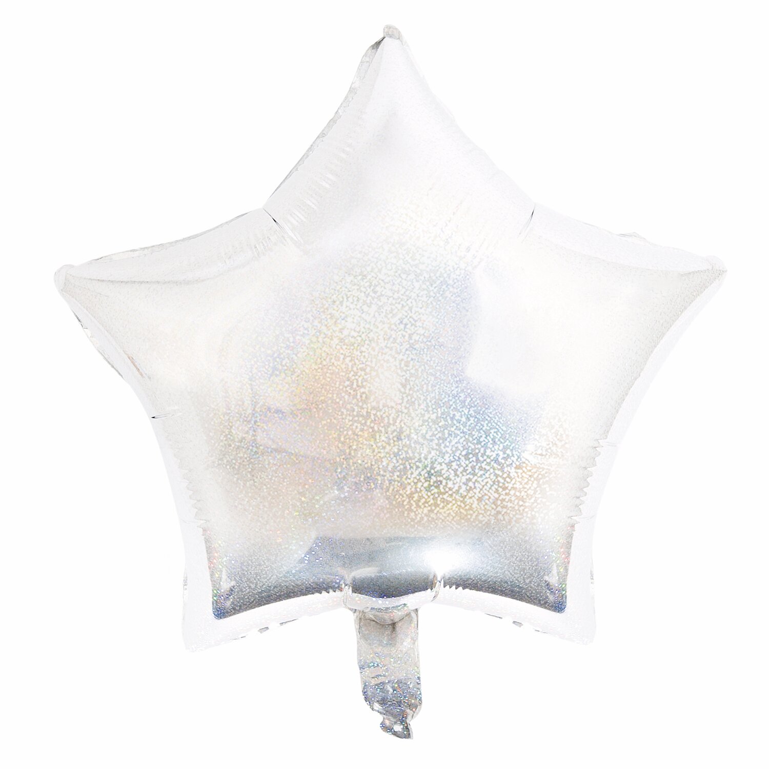 Folienballon Stern silber-holographic klein 36cm von Rico Design