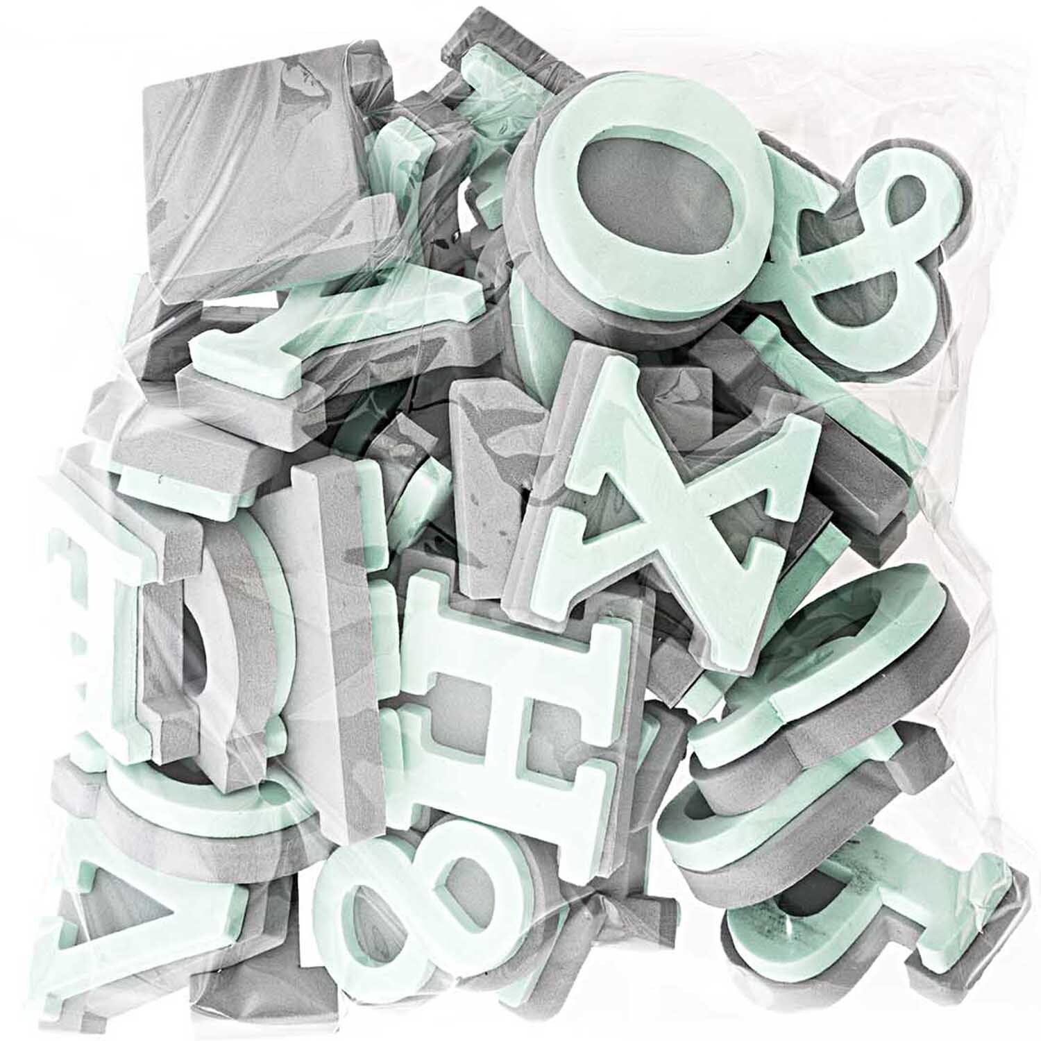 Moosgummistempel Set Alphabet 1 Moosgummistempel Set Alphabet 1