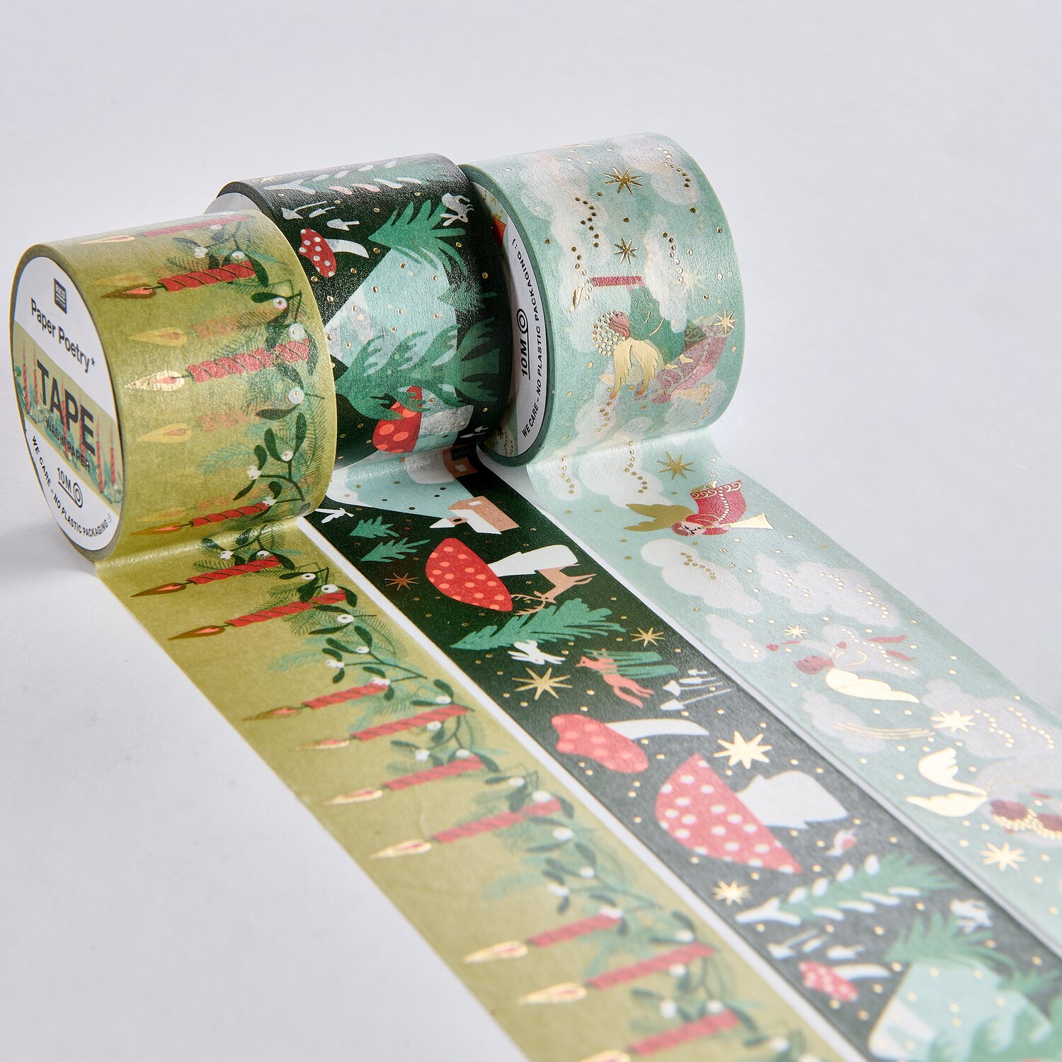 Paper Poetry Tape Advent Engel 3cmx10m von Rico Design
