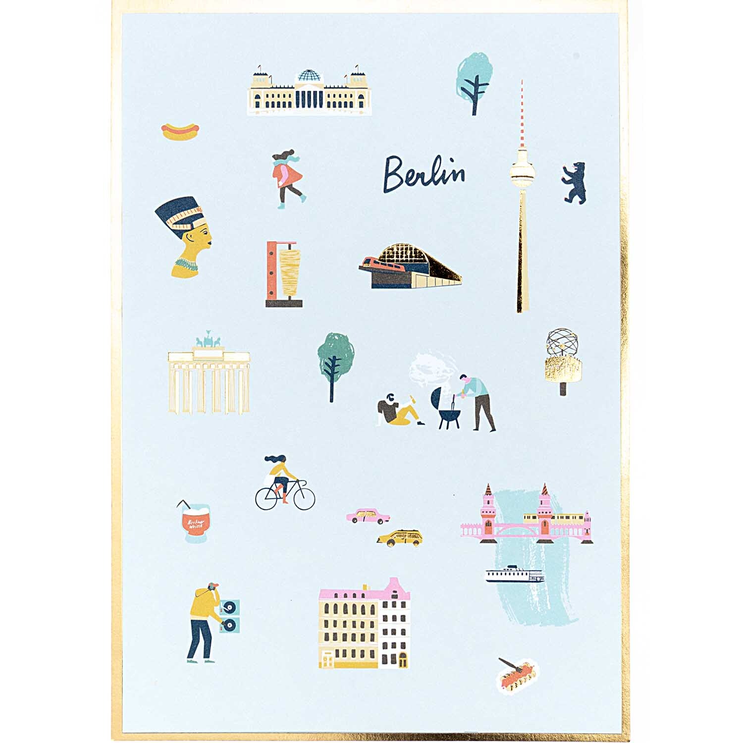 Paper Poetry Postkartenblock Travel the World 12 Stück Paper Poetry Postkartenblock Travel the World 12 Stück