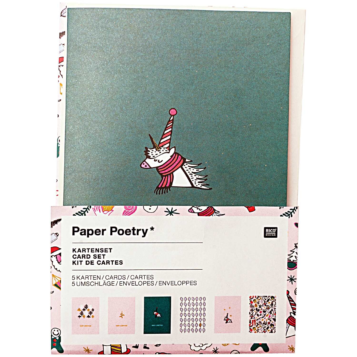 Paper Poetry Grußkartenset Magical Christmas A6 / C6