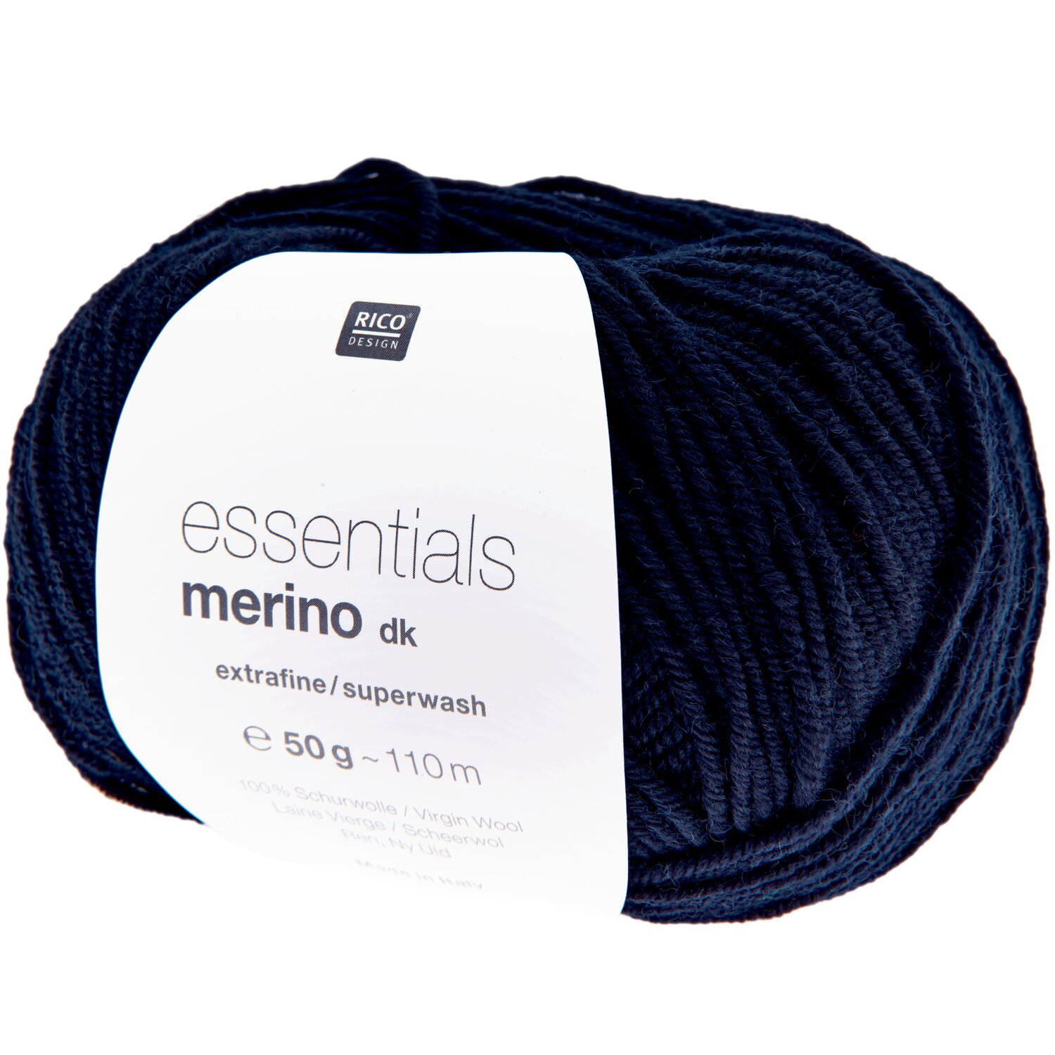 Essentials Merino dk 50g 110m Farbe Marine von Rico Design