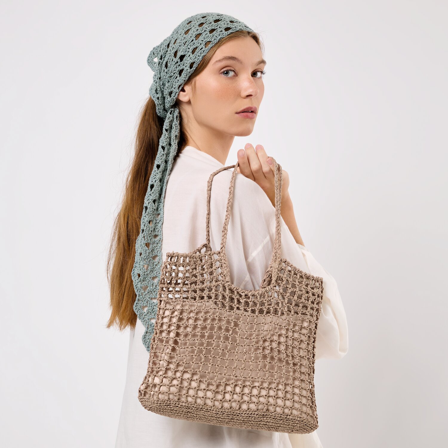Häkelset Tasche Modell 20 aus Luxury Knits - Summer Pieces von Rico Design