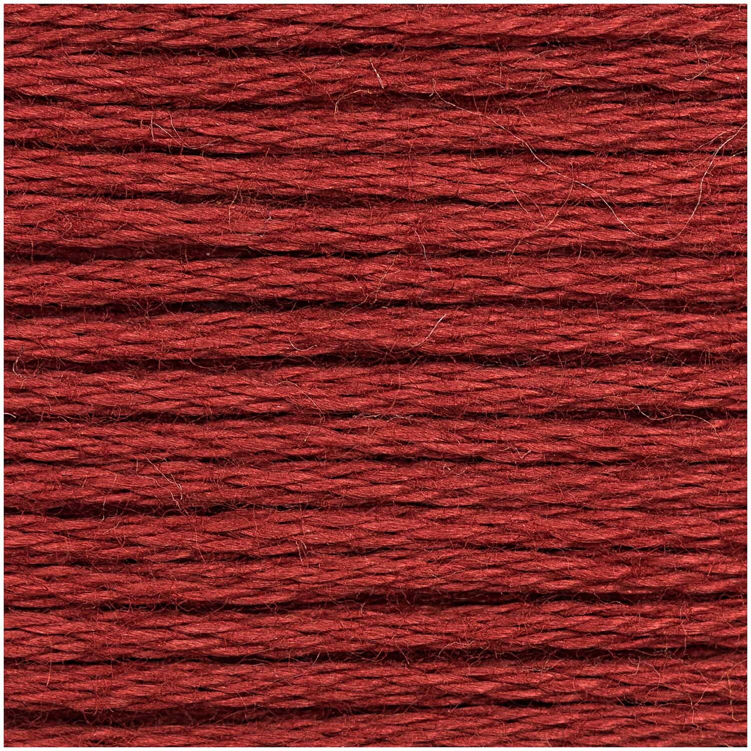 Sticktwist 8m von Rico Design in tiefem Rot, ideal für Stickprojekte und Handarbeiten.