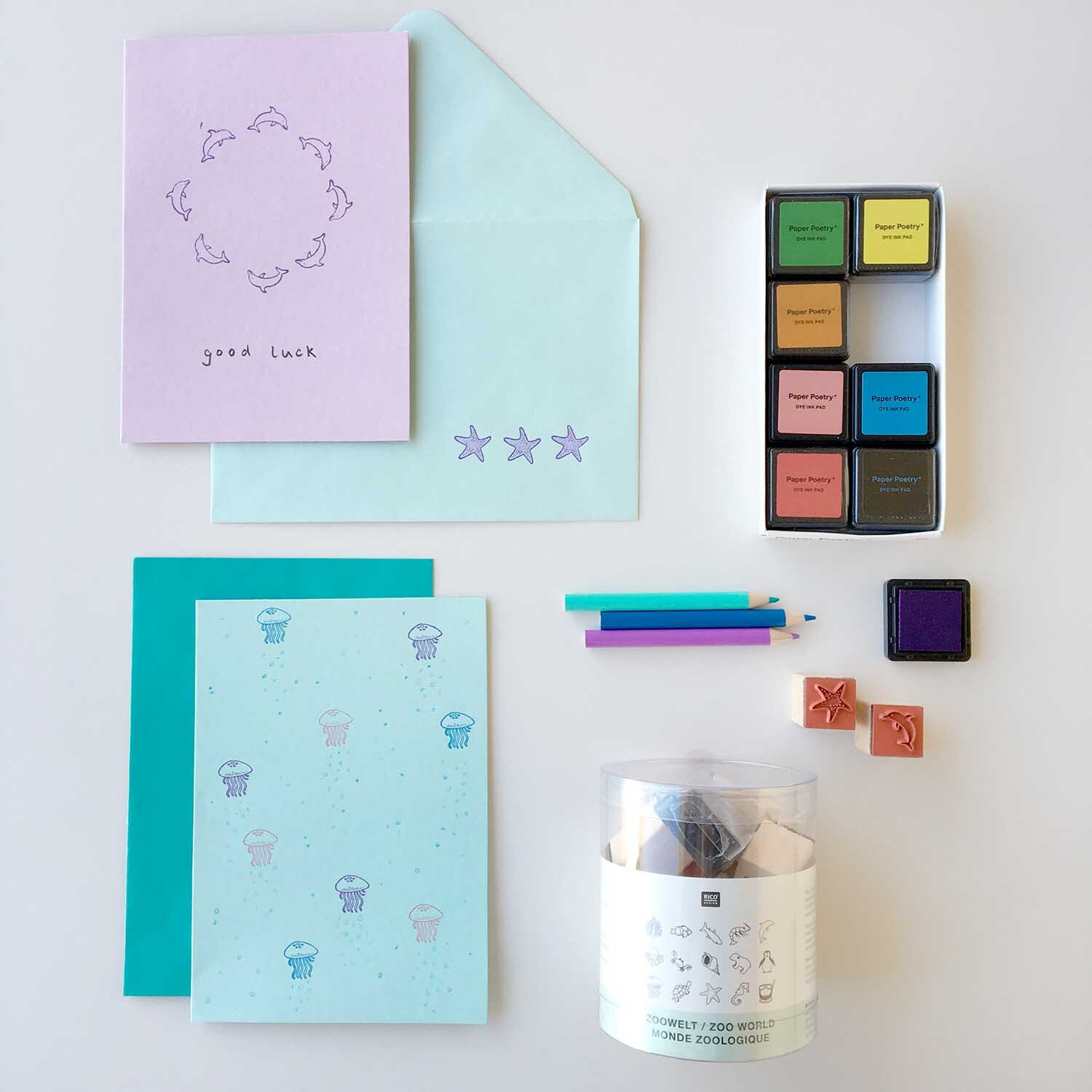 DIY Set Kartengestaltung Kinder von Rico Design DIY Set Kartengestaltung Kinder von Rico Design