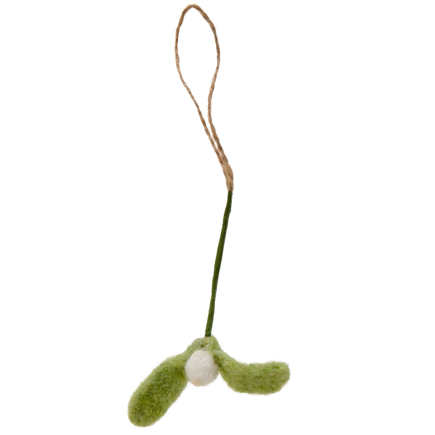 Filzhänger Mistelzweig Beere Grün 6,5x9x1cm von Rico Design