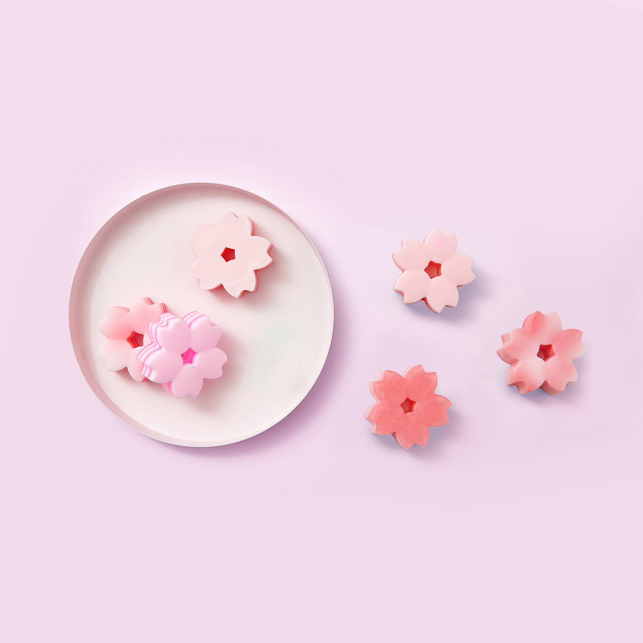Seifen in Blumenform