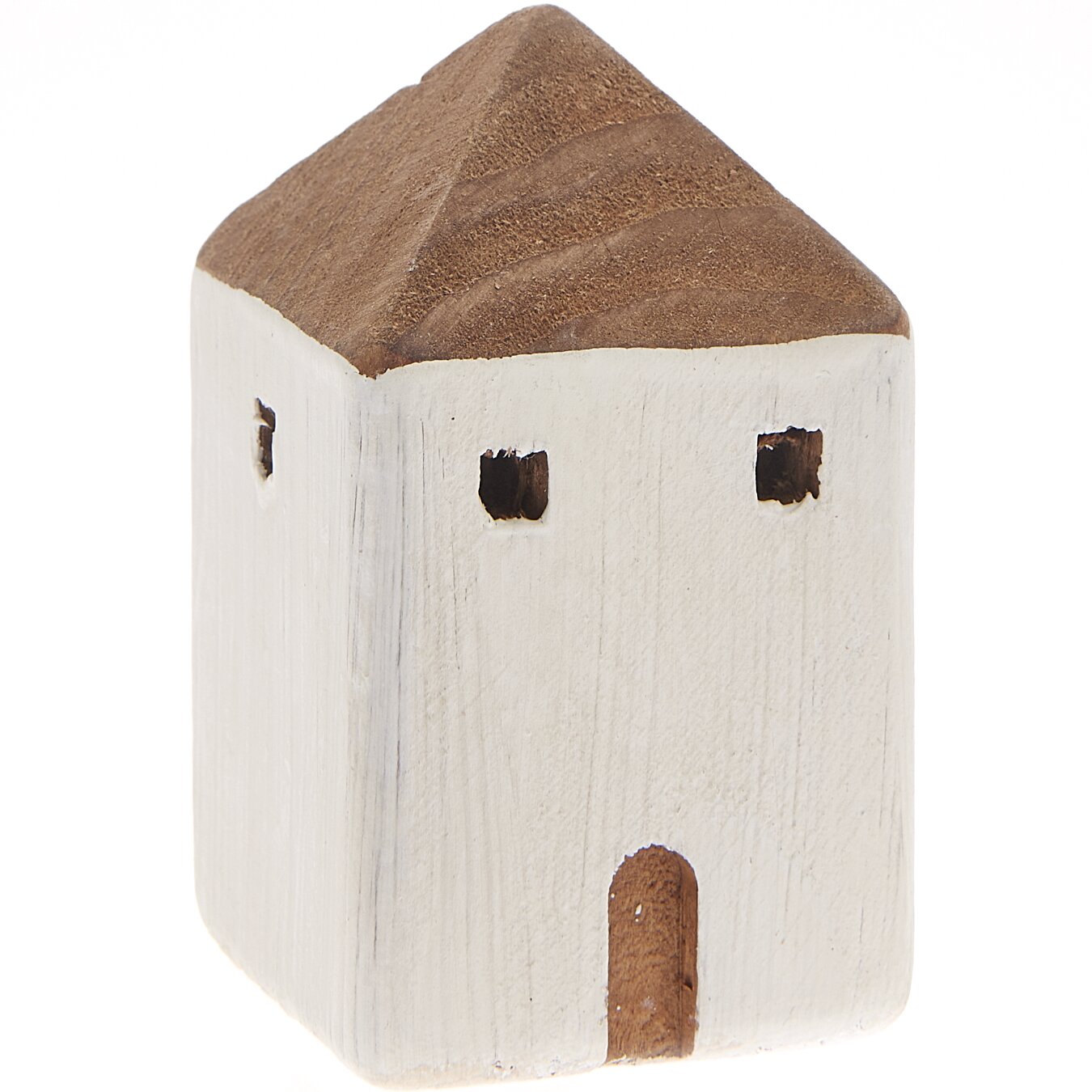 Haus 2 Maritim Holz 5x5x8,5cm von Rico Design