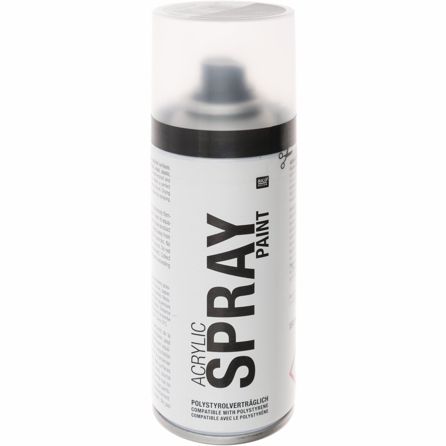 Spray Paint 150ml Farbe Schwarz von Rico Design