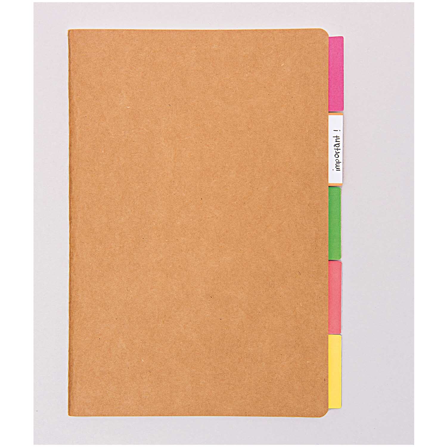Paper Poetry Office Sticker Register Etiketten neon 40x25mm 4 Bogen