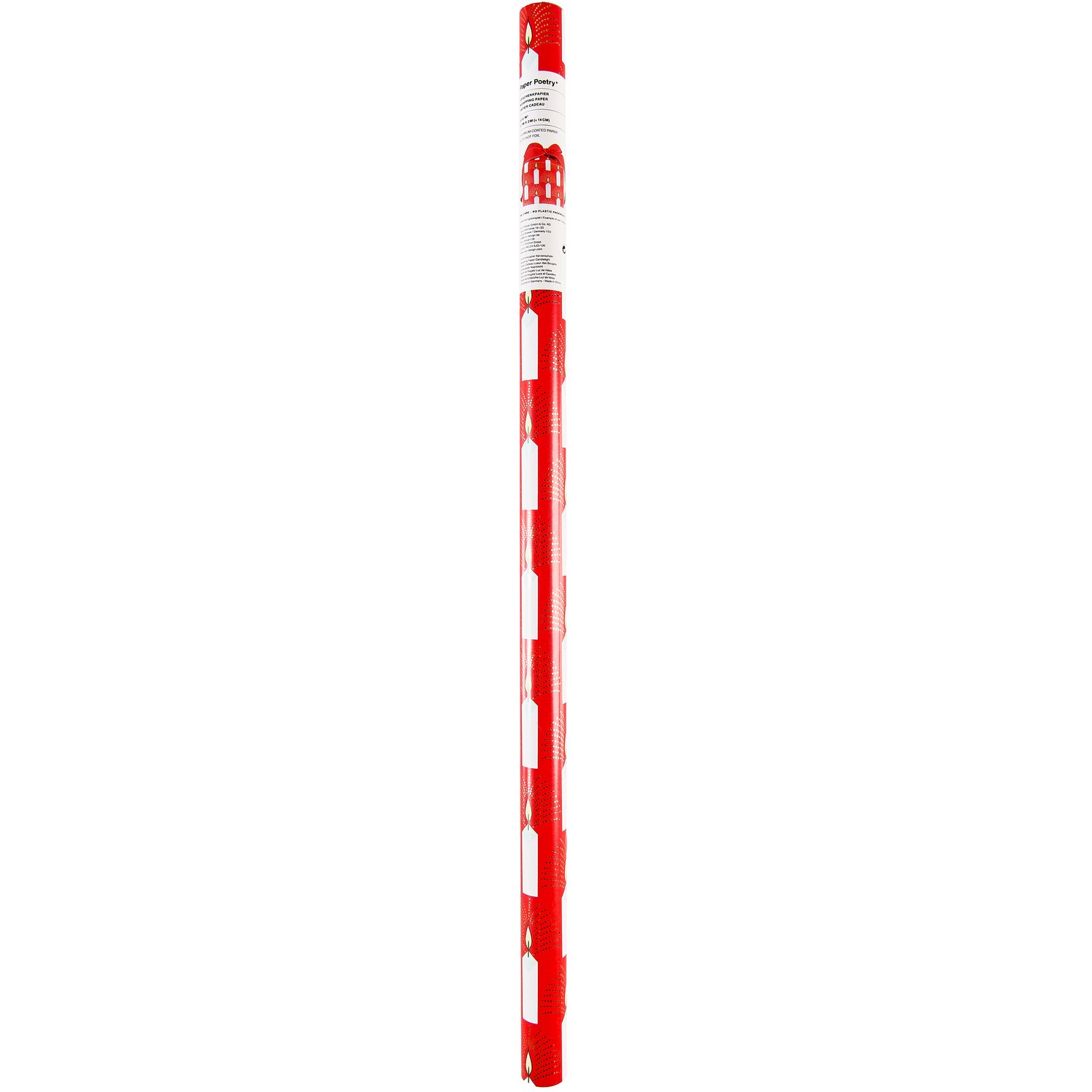 Paper Poetry Geschenkpapier Advent Kerzenschein 0,7x2m von Rico Design