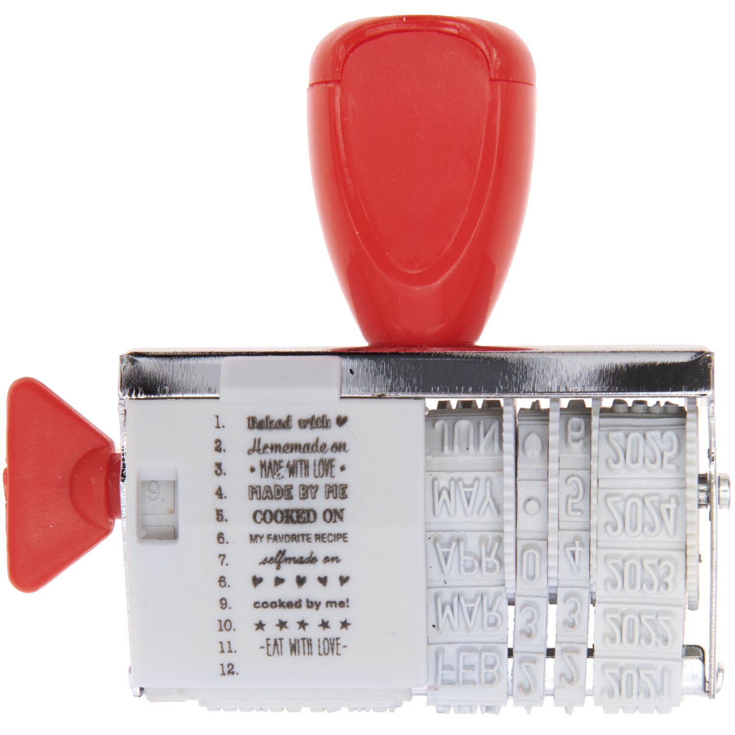 Paper Poetry Datumsstempel Homemade 8x8cm von Rico Design