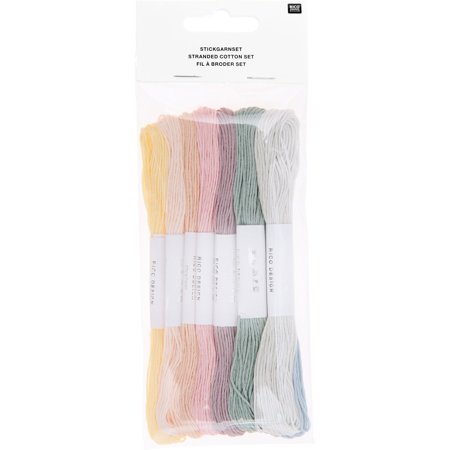 Stickgarn Set Pastell 10-teilig von Rico Design