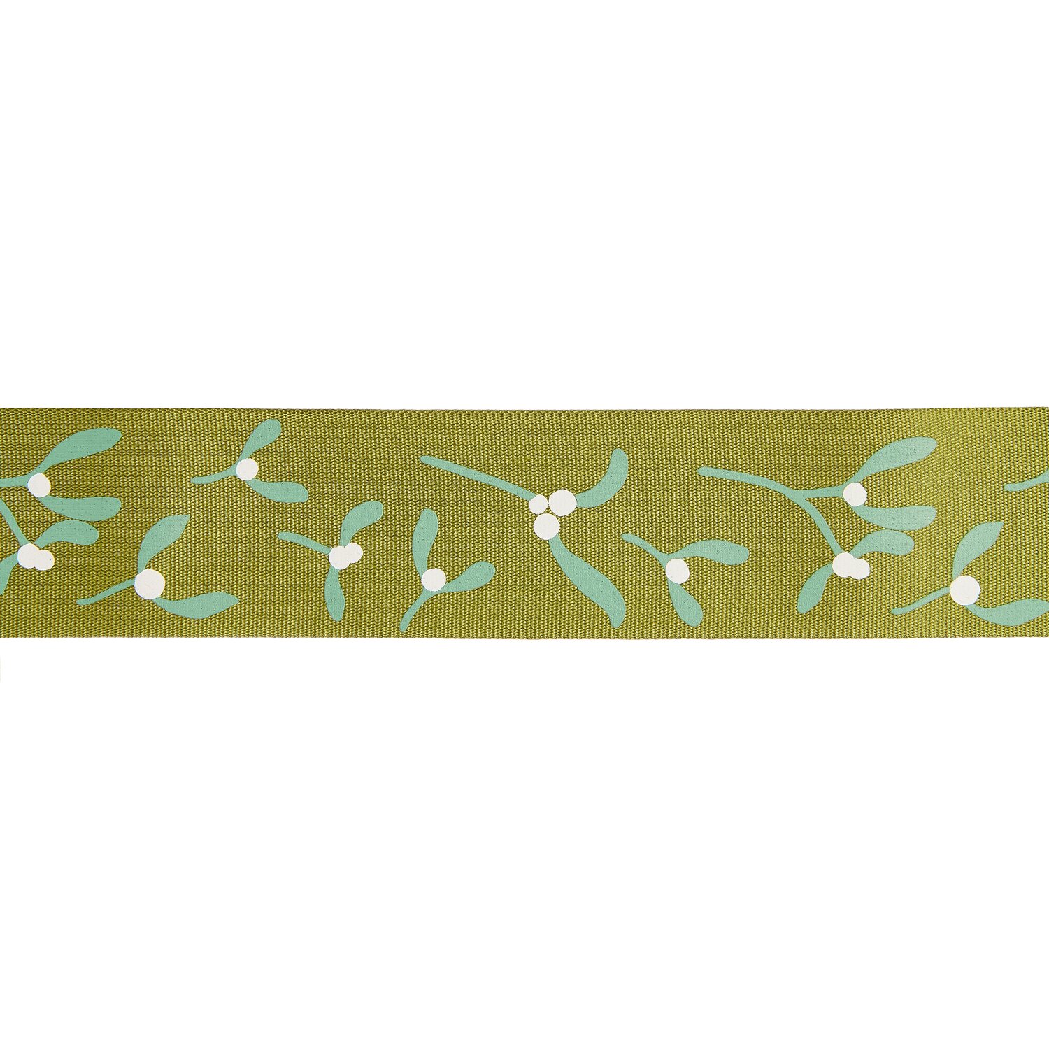 Paper Poetry Taftband Mistelzweige 38mmx3m Farbe Grün von Rico Design