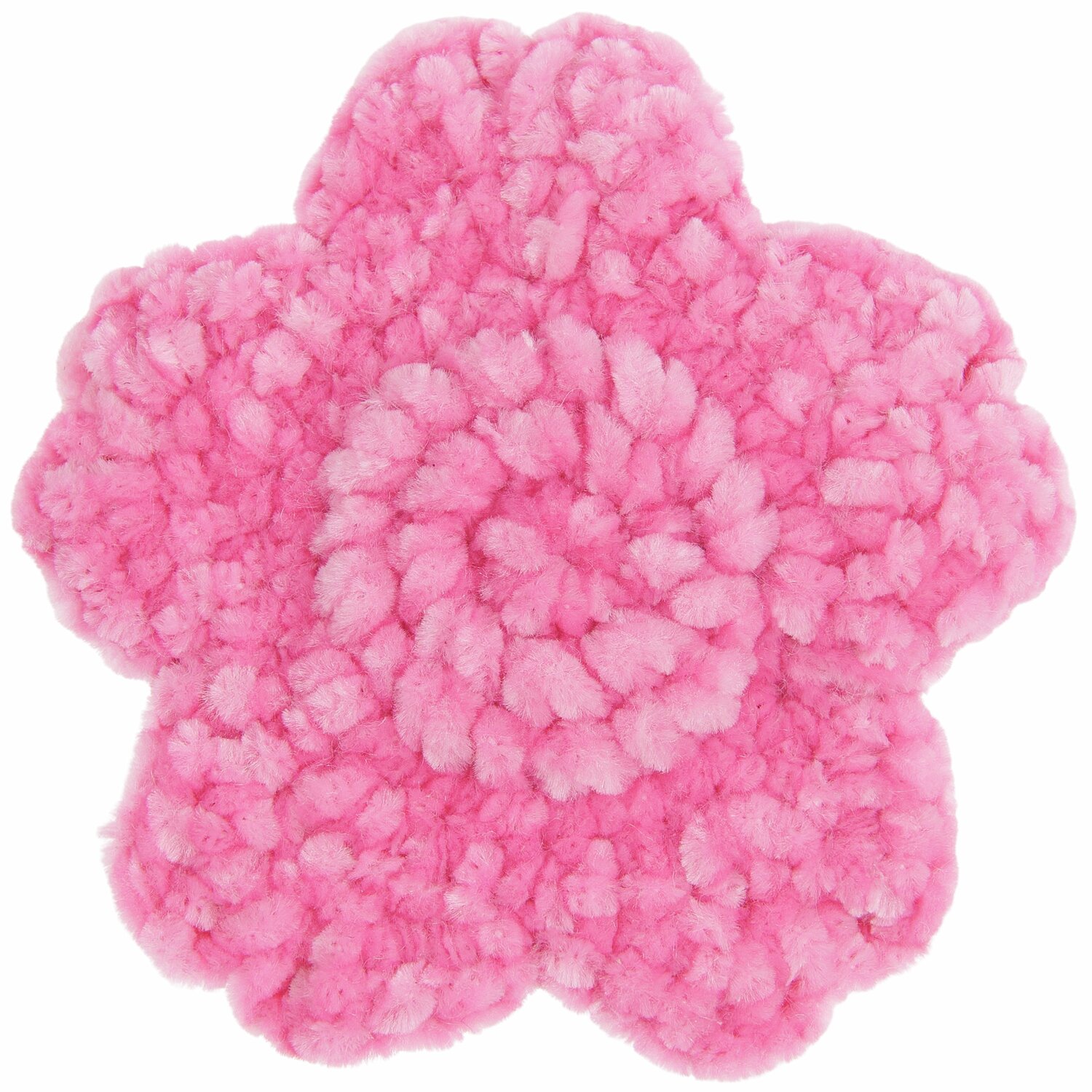 Ricorumi Häkelset Schlüsselanhänger Chingu Earth: Rosa gehäkelte Blume von Rico Design, ideal für kreative DIY-Projekte und Accessoires.