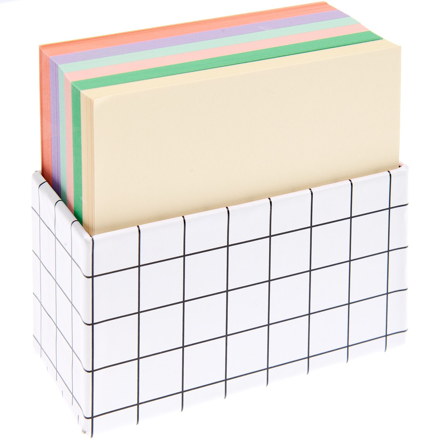 Paper Poetry Notizzettel-Box pastell 400 Blatt 9x9cm von Rico Design