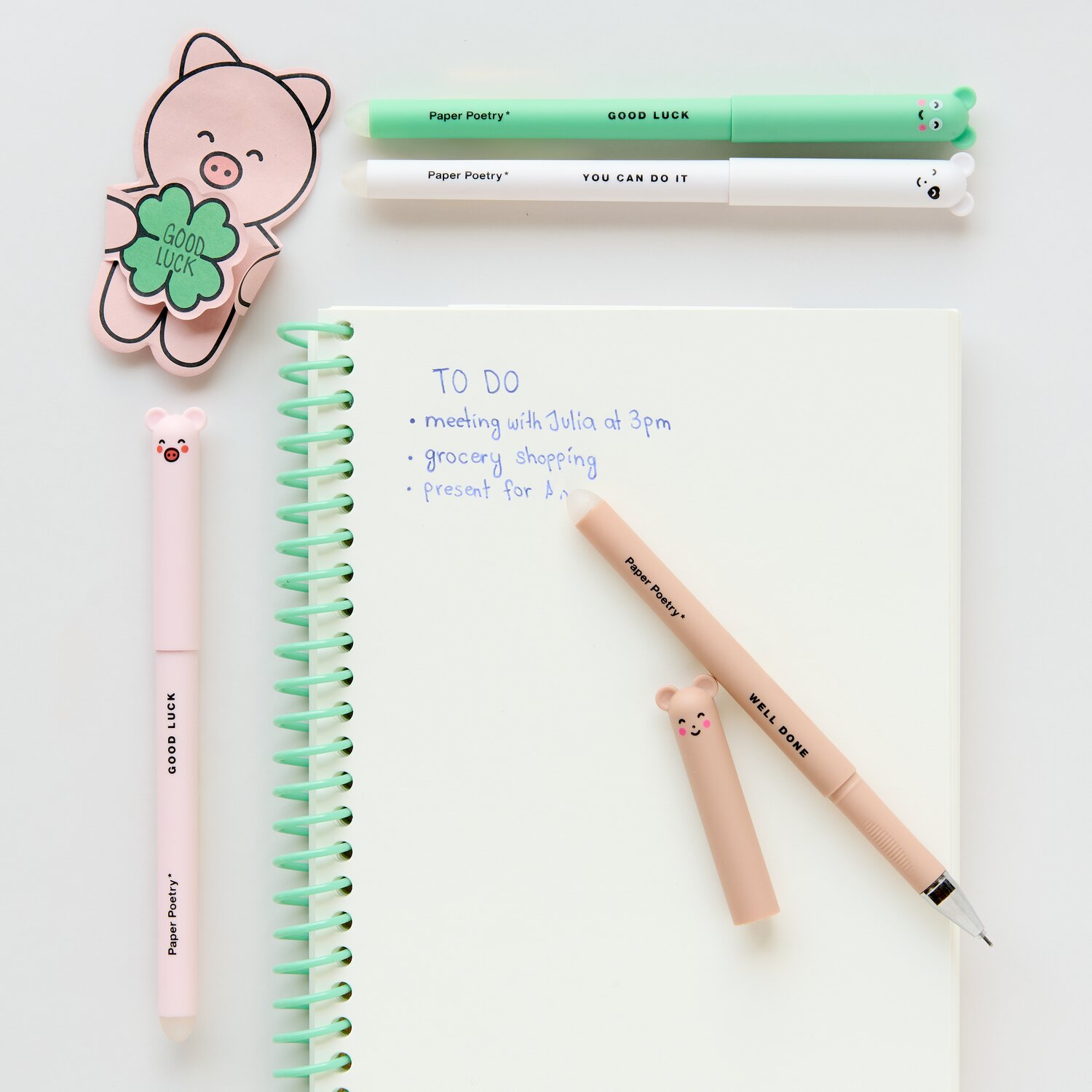 Gelstift radierbar Farbe Bär von Rico Design