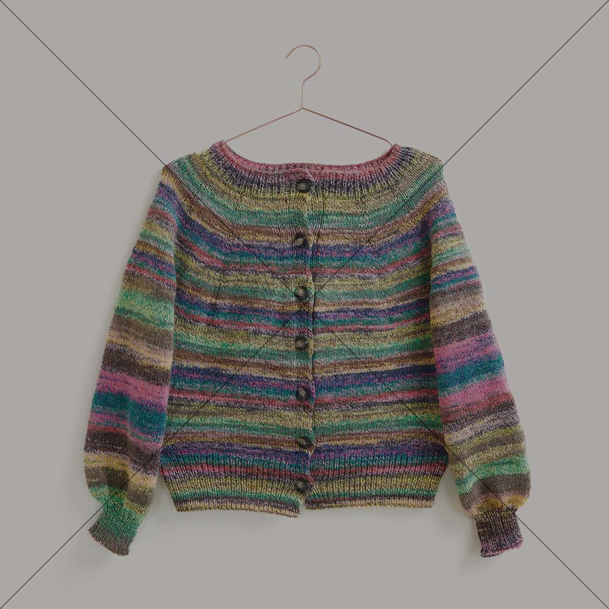 Gestrickte Jacke: Modell 13 aus dem Heft Creative Chic Unique dk Special