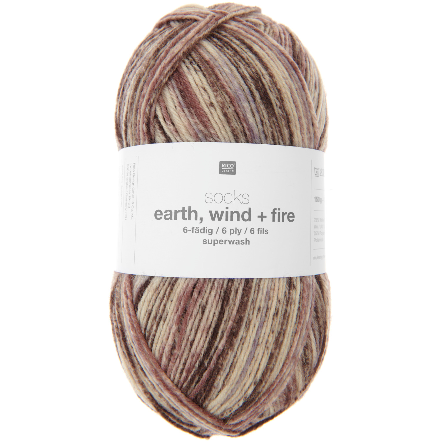 Socks Earth + Wind + Fire 6-fädig Socks Earth + Wind + Fire 6-fädig