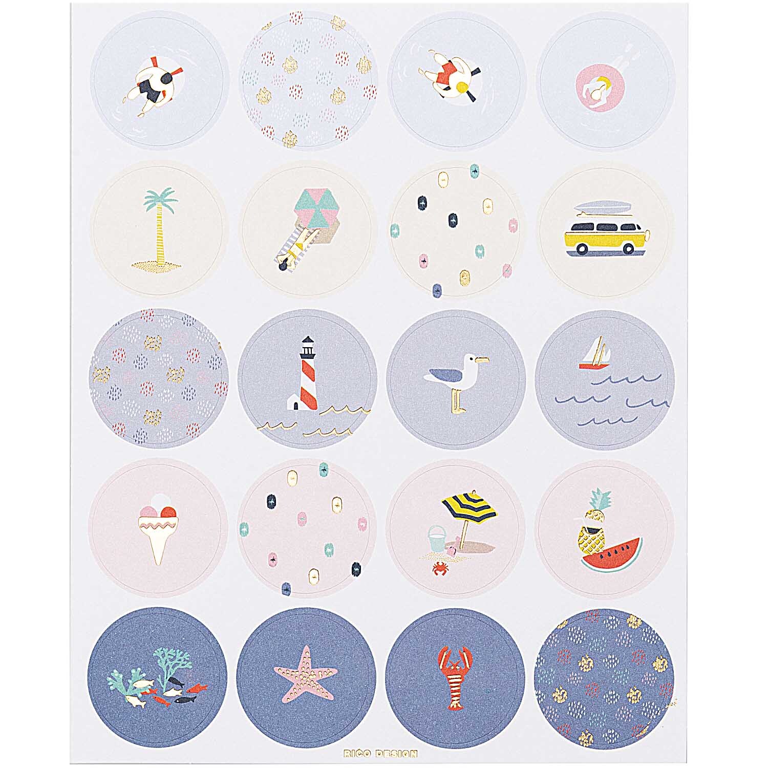 Paper Poetry Sticker Maritim 220 Stück Paper Poetry Sticker Maritim 220 Stück