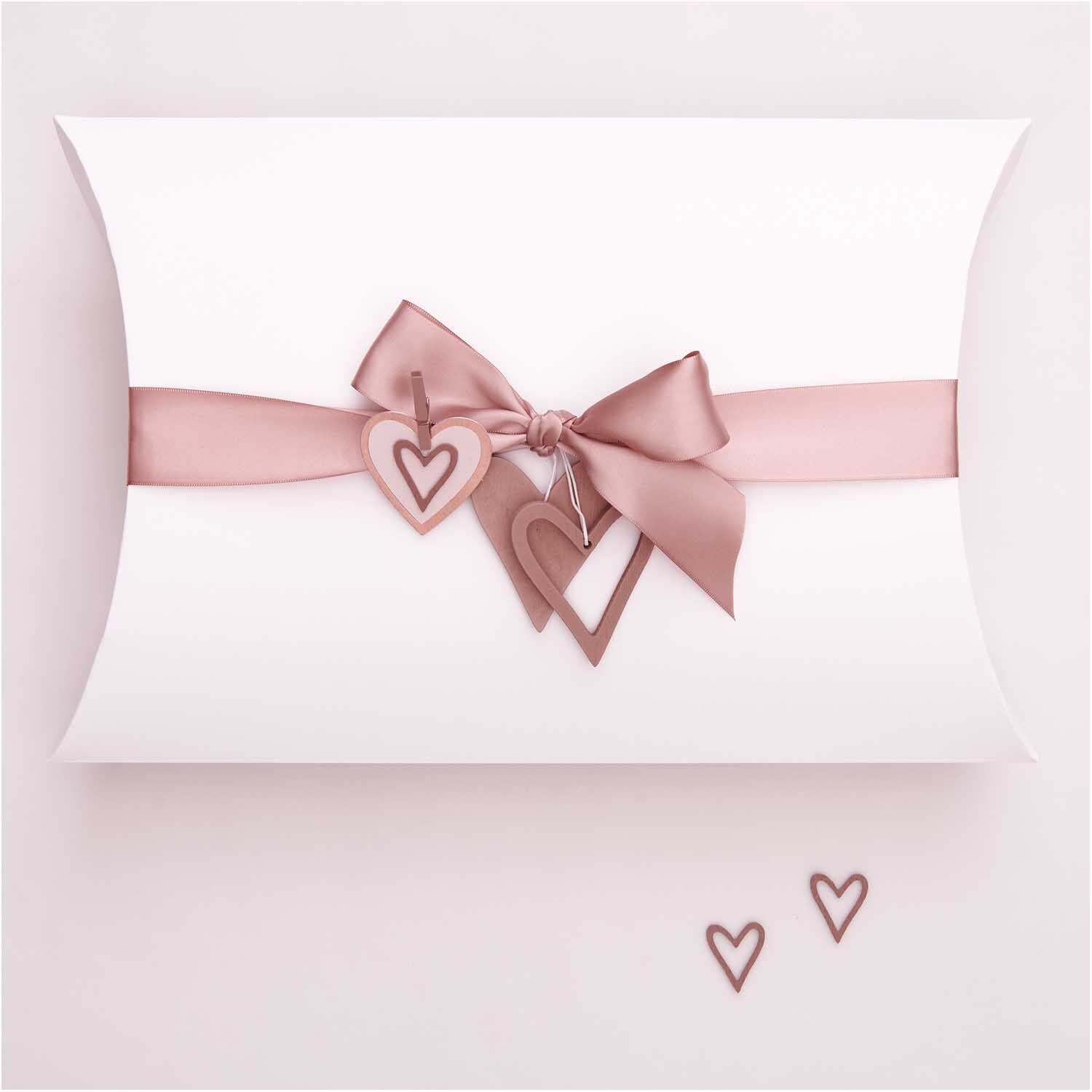 Holzhänger Herz rosegold Holzhänger Herz rosegold