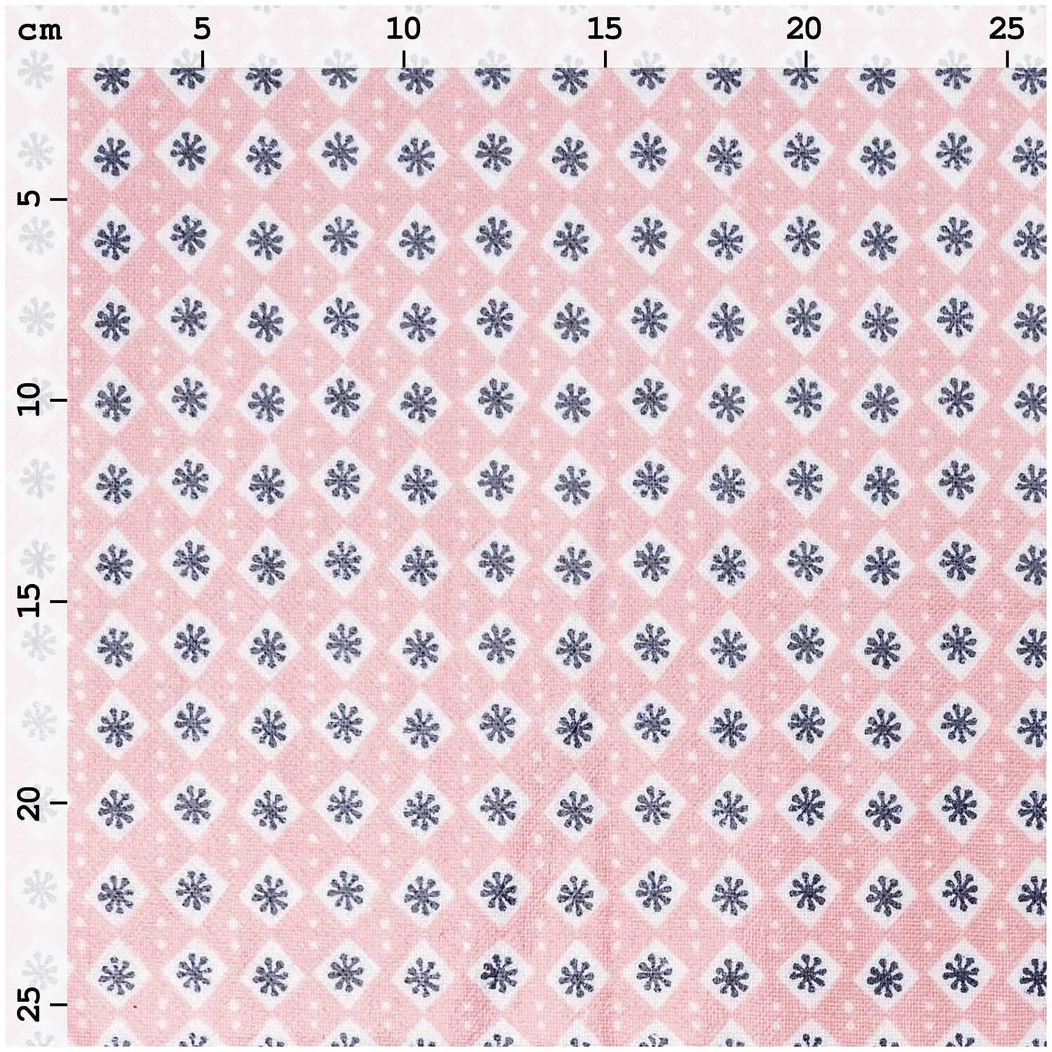 Druckstoff Rautenmuster blassrosa 25x70cm beschichtet von Rico Design Druckstoff mit Rautenmuster in blassrosa, 25x70cm, beschichtet, von Rico Design. Ideal für kreative Projekte.