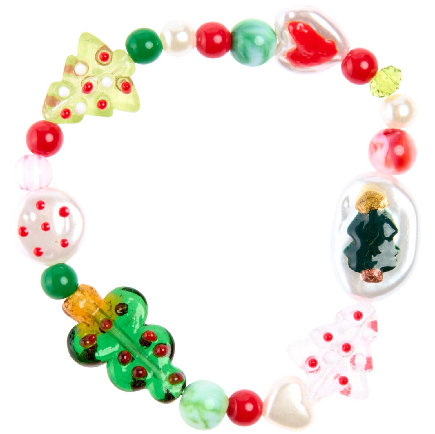 Armband Shiny Christmas Trees 17,5cm von Rico Design