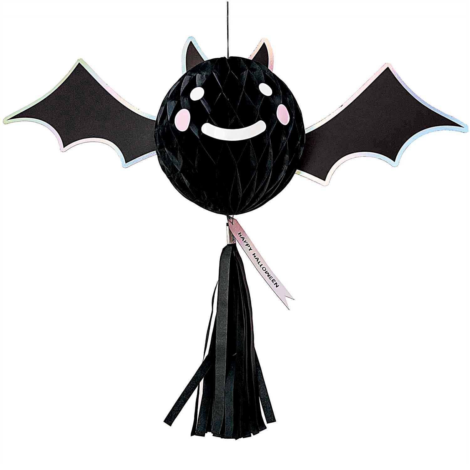 Wabenpapierfigur mit Quaste Fledermaus 66,5x51cm von Rico Design