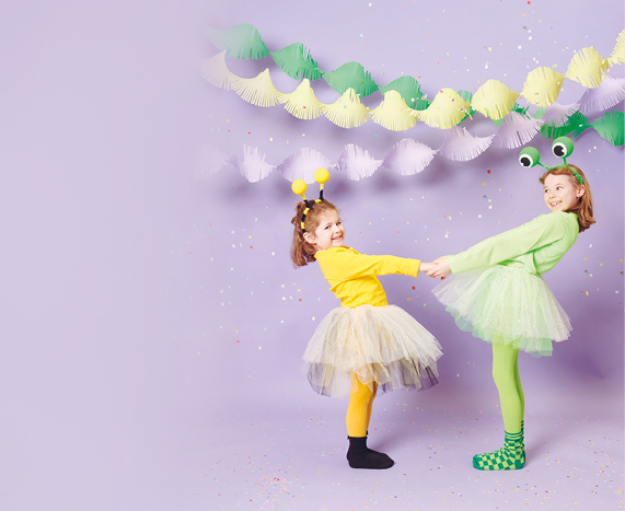 Karnevalskostüme Frosch und Biene für Kinder