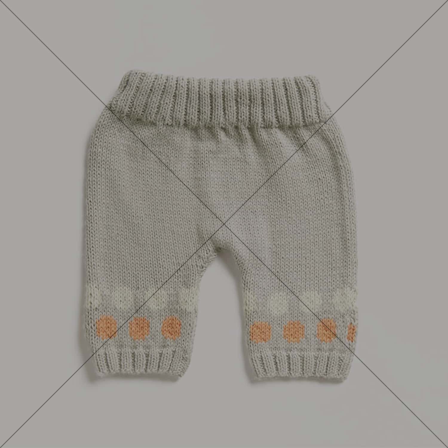 Gestrickte Babyhose: Modell 06 aus dem Heft Rico Baby 042 - ausverkauft