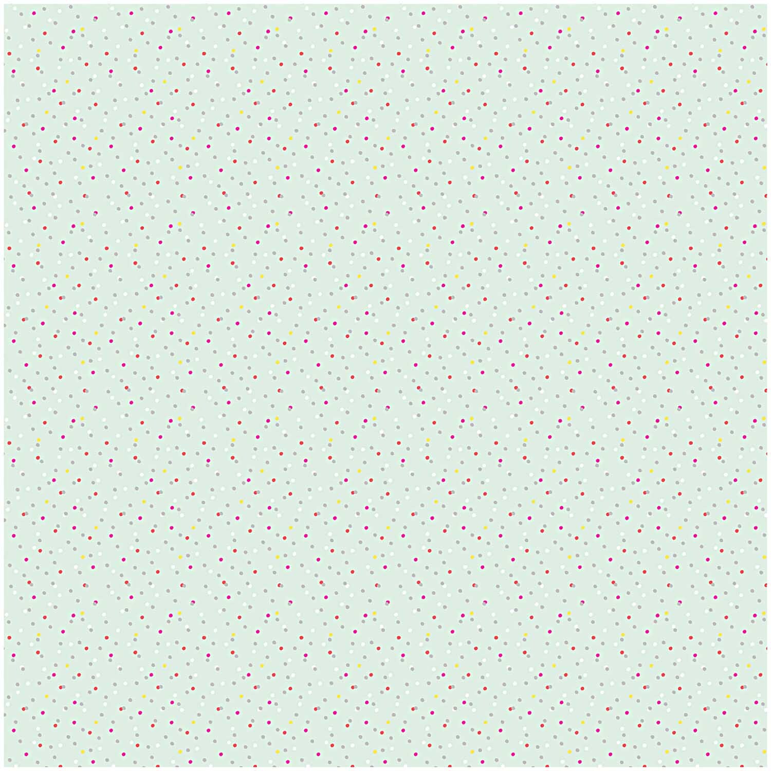 Stoff mint Konfetti neon-silber 140cm Stoff mint Konfetti neon-silber 140cm