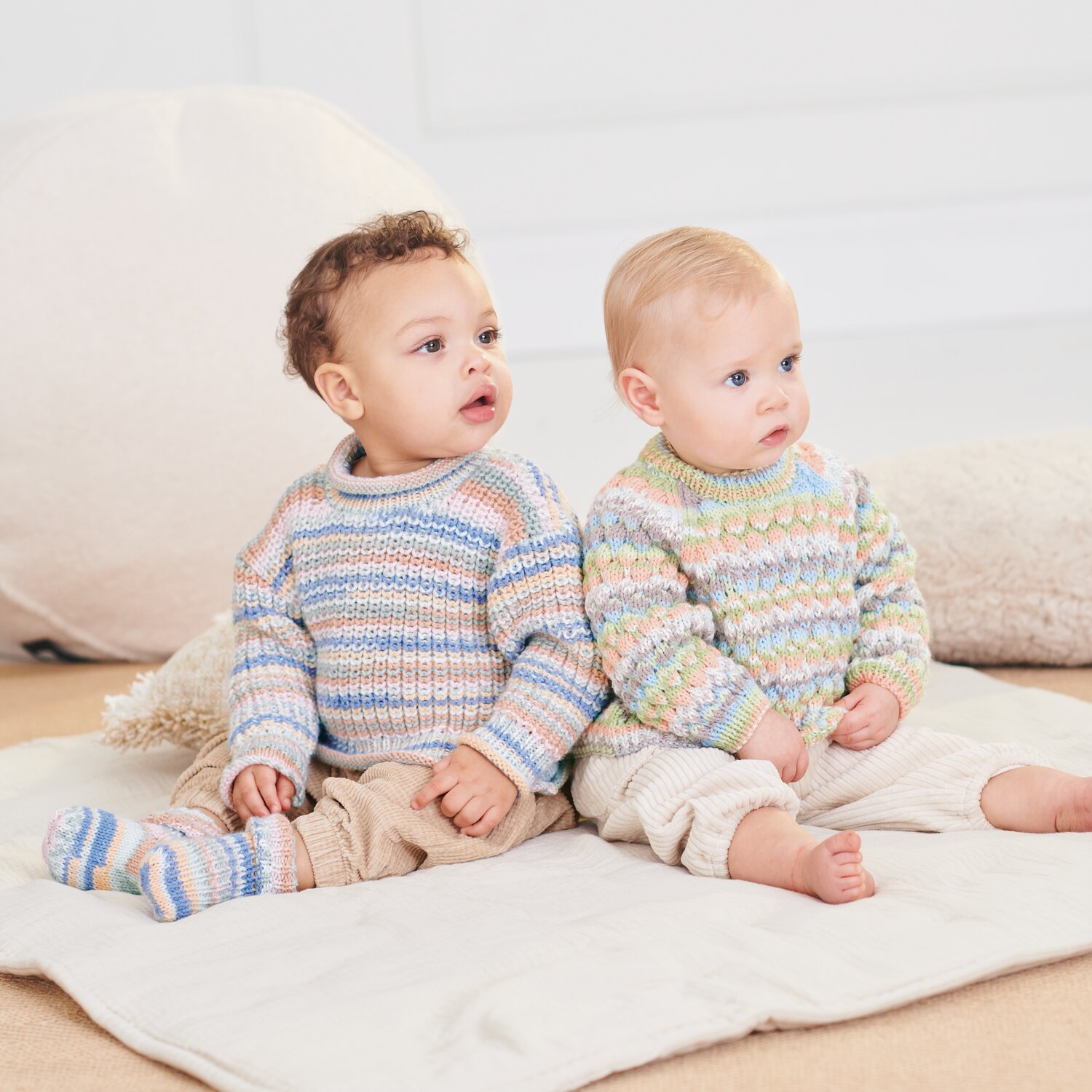 Strickset Pullover Modell 16 aus Baby 042 von Rico Design