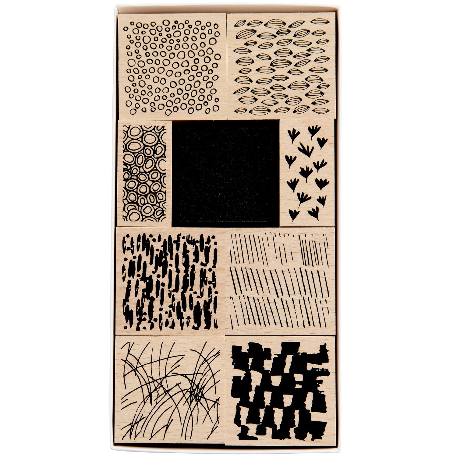 Stempelset Texturen 9-teilig von Rico Design