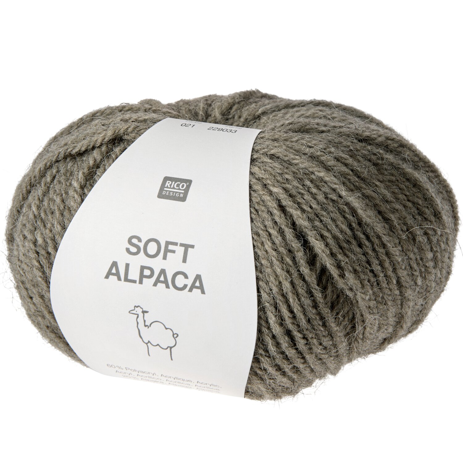 Soft Alpaca 50g 125m Farbe Taupe von Rico Design