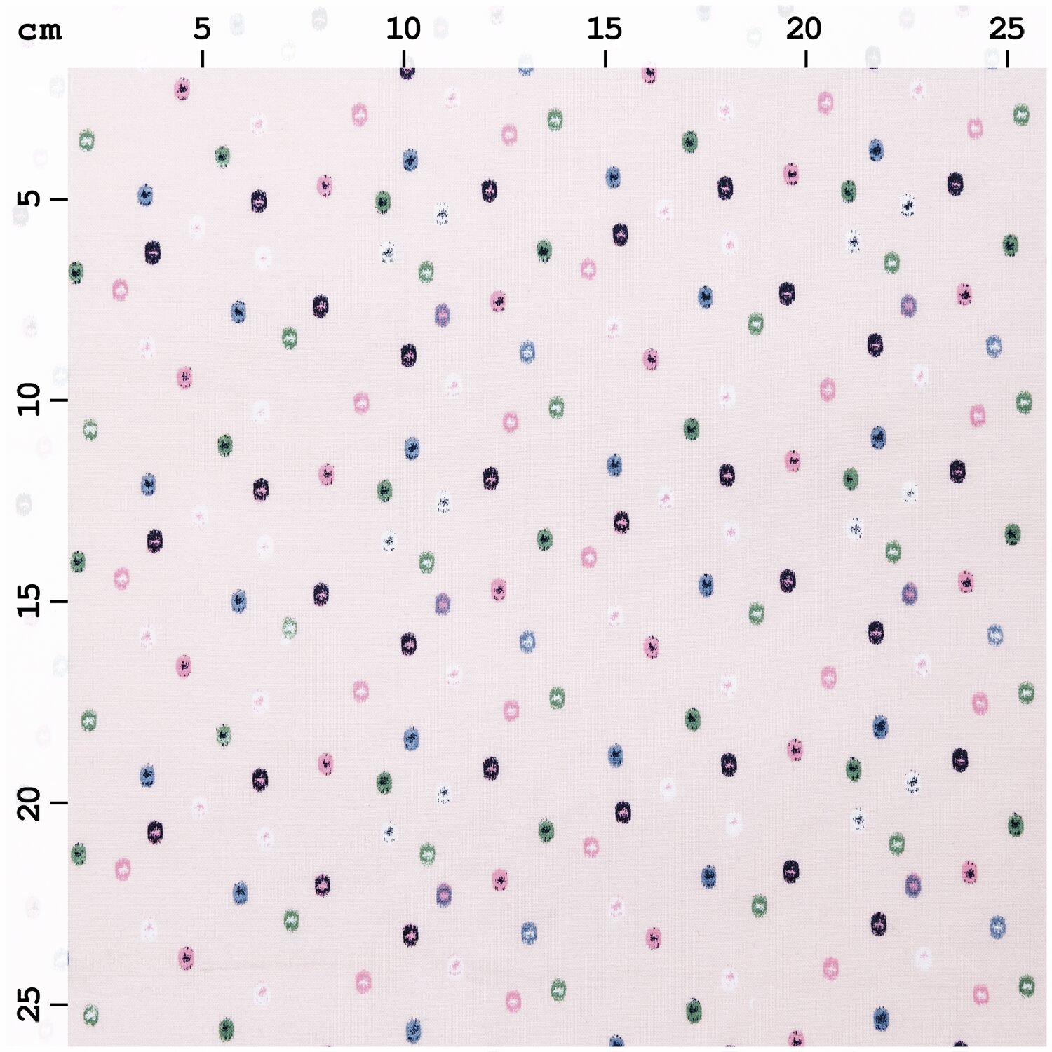 Druckstoff grafische Punkte rosa 140cm von Rico Design