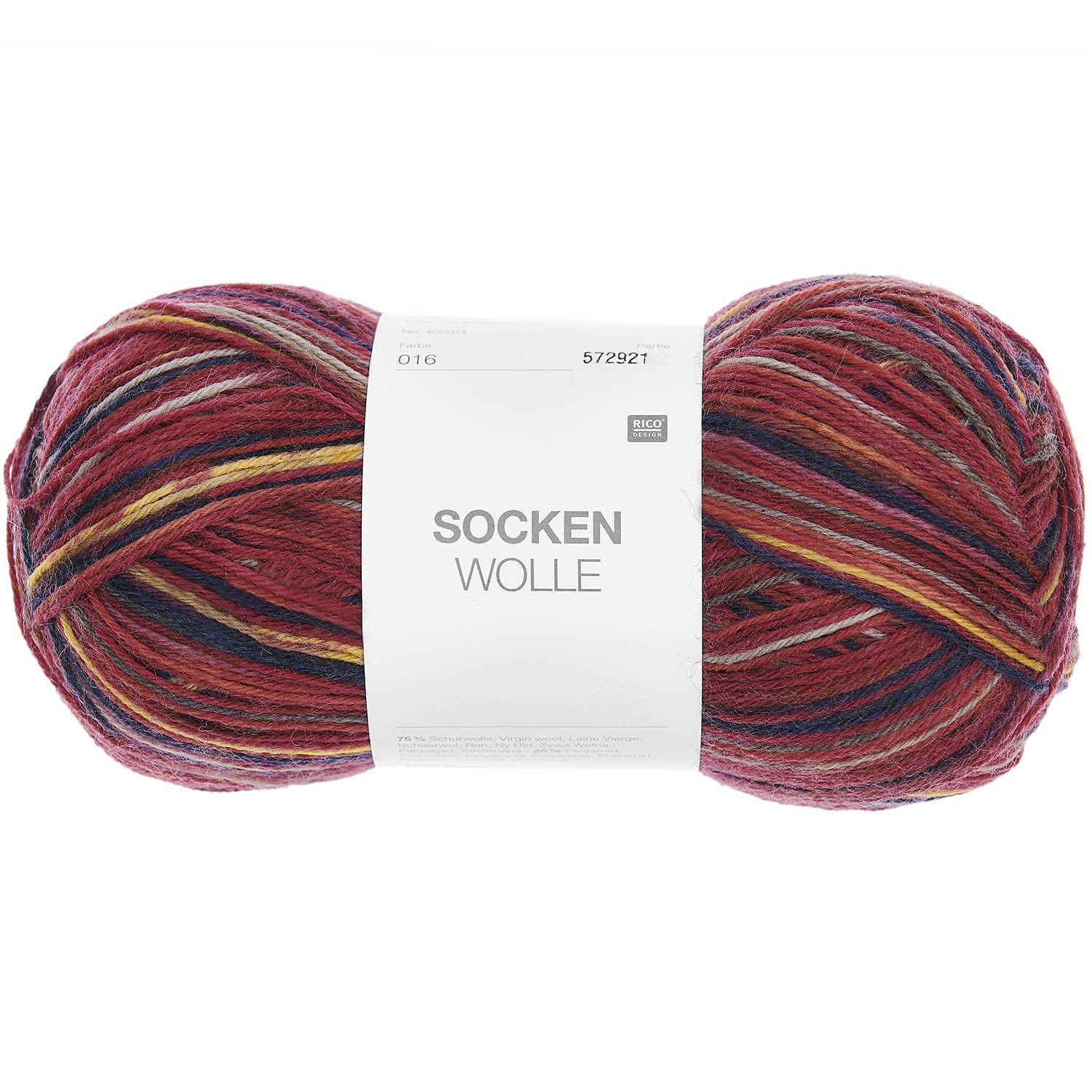 Rico Design Sockenwolle 100g 410m Rico Design Sockenwolle 100g 410m